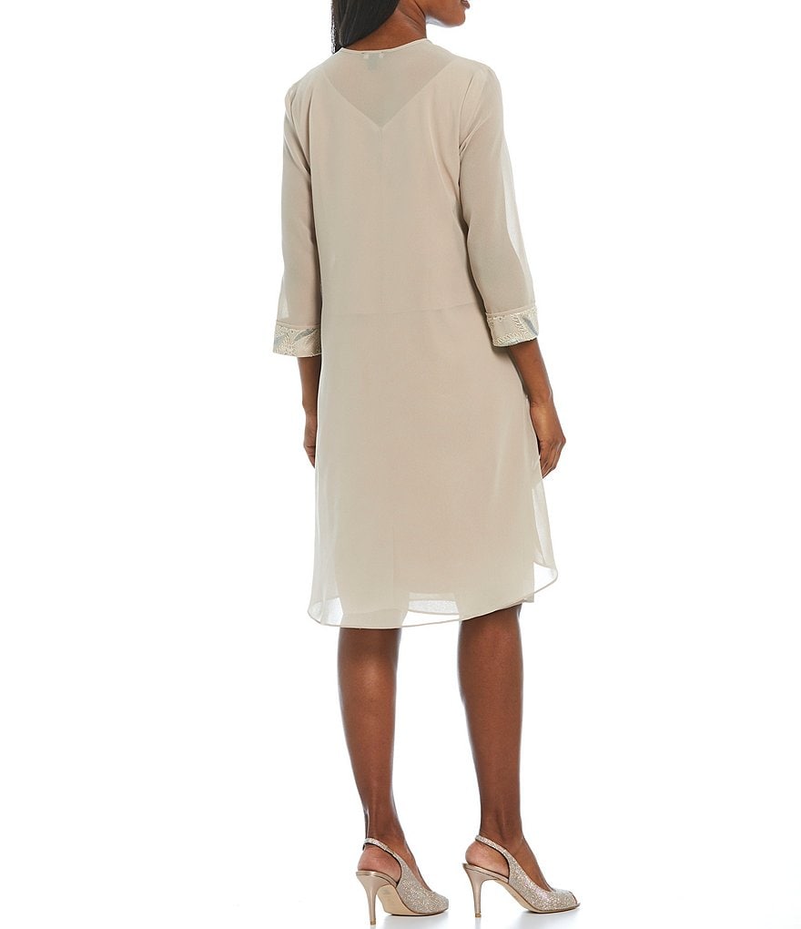 Alex Evenings Stretch Velvet Long Sleeve Ruched Beaded Accent Collar Boat Neck Blouse