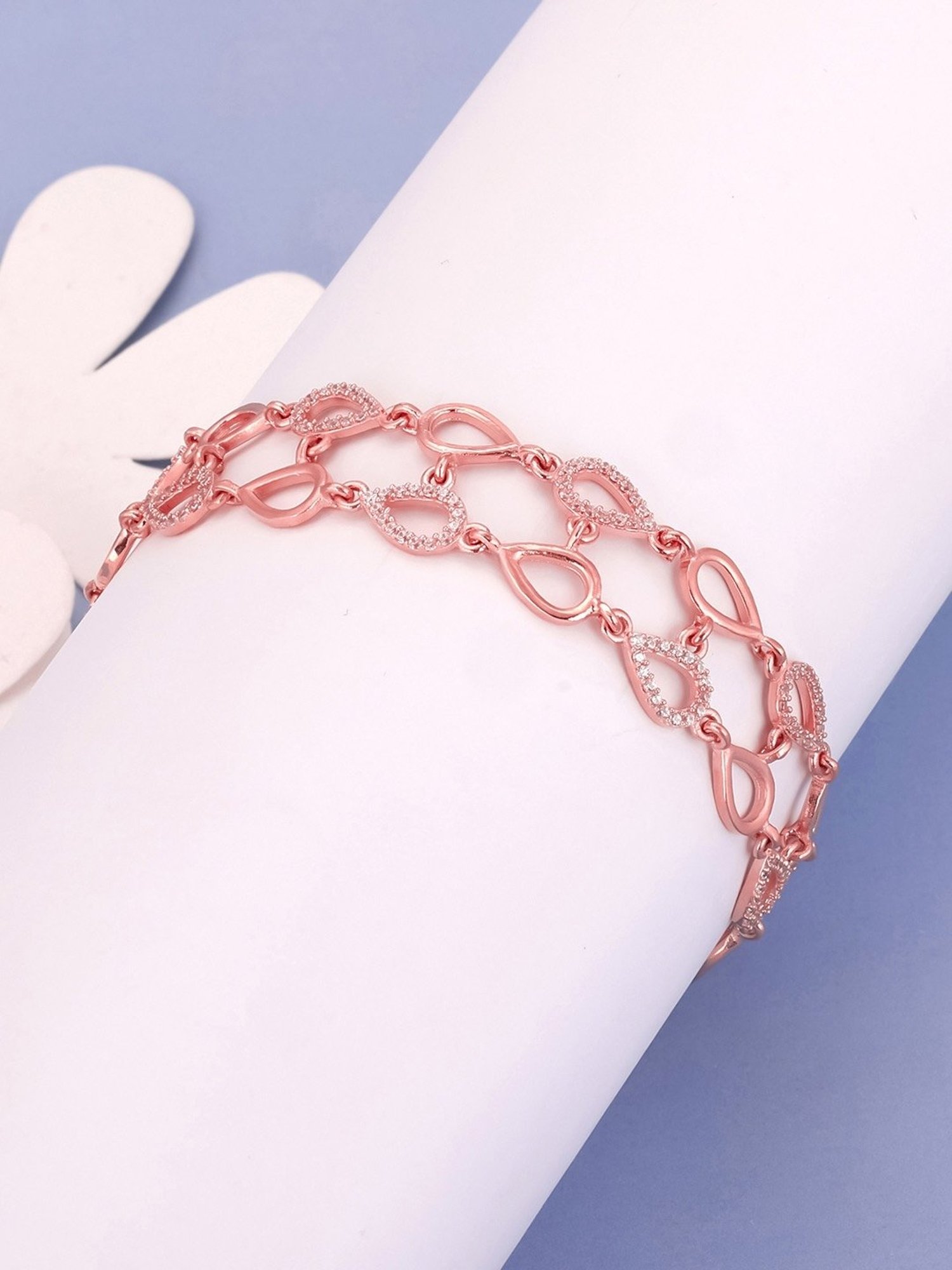 GIVA Love is EveryWhere 92.5 Sterling Silver Anushka Sharma Bracelet for Women & Girls