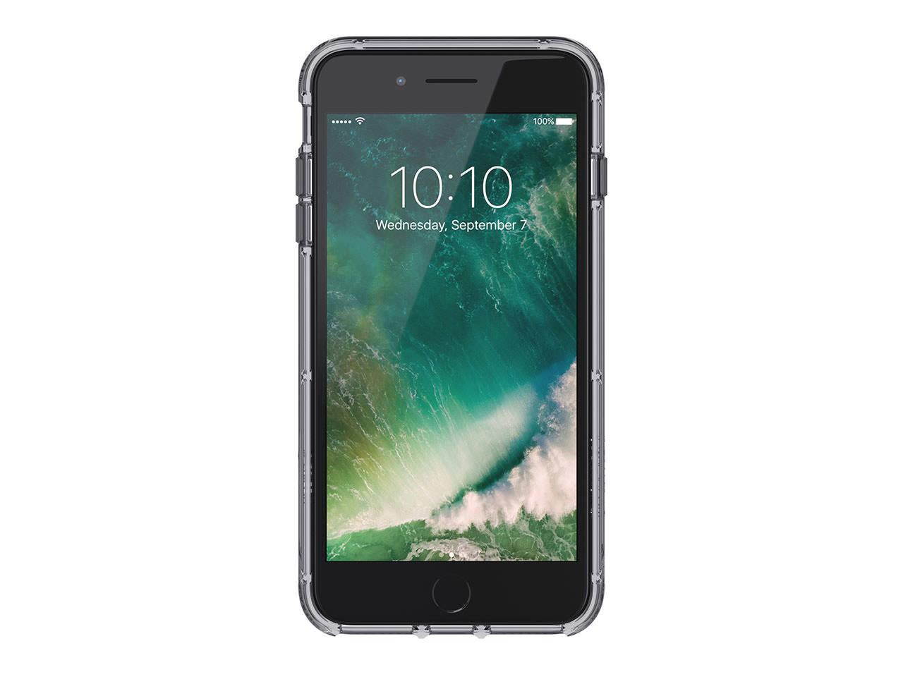 Survivor Clear Case Compatible with iPhone 7 Plus (Matte Space Gray/Matte Silver)