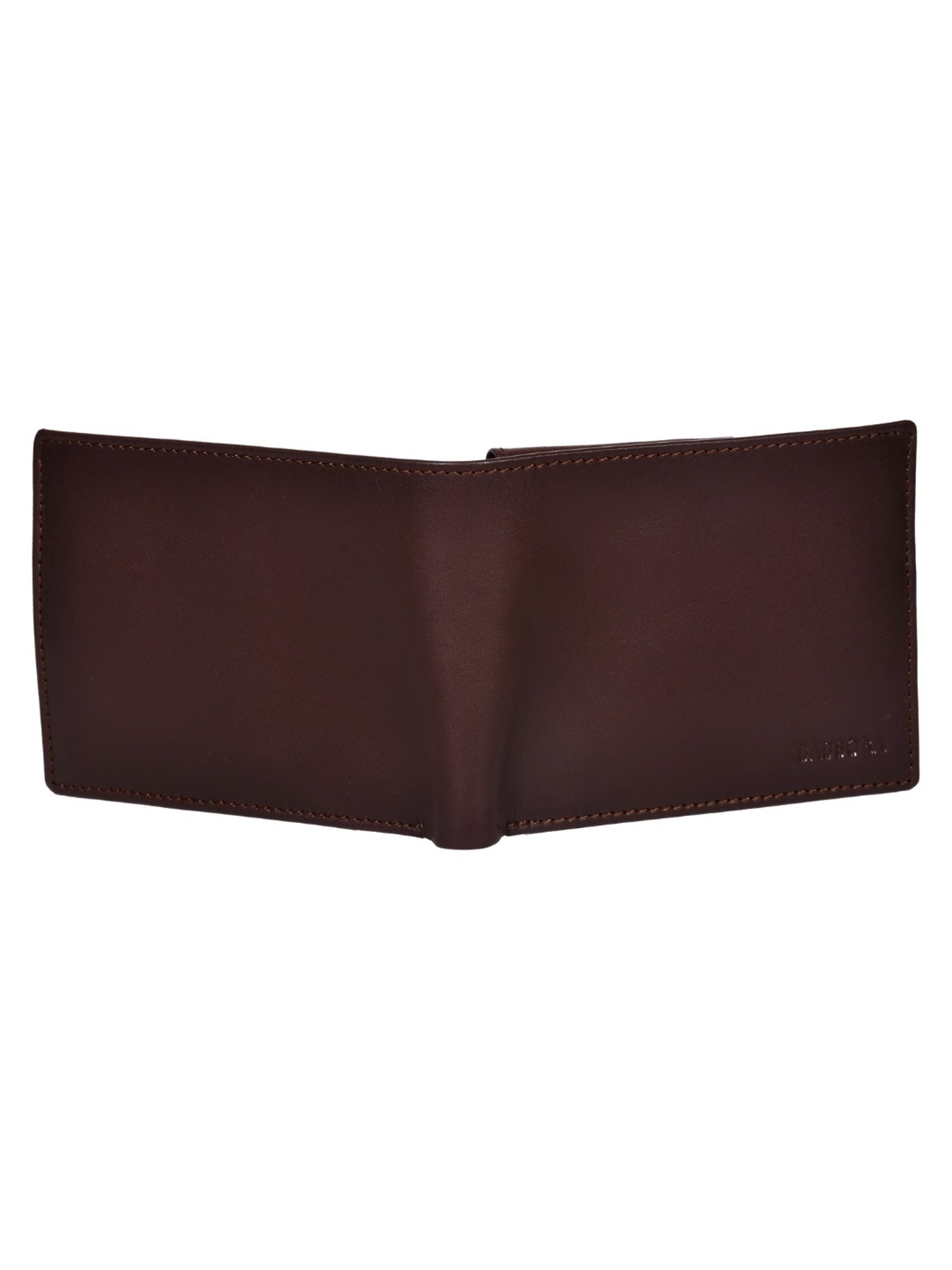 SASSORA ARLO Brown Leather Bi-Fold Wallet