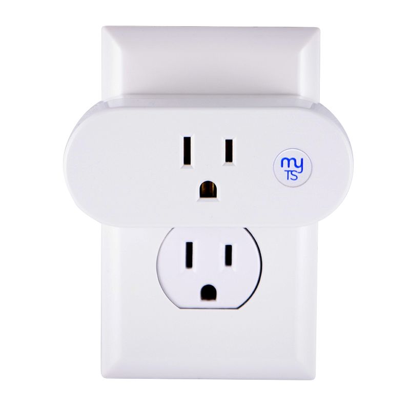 myTouchSmart Indoor Plug In Outlet Wi-Fi Timer White