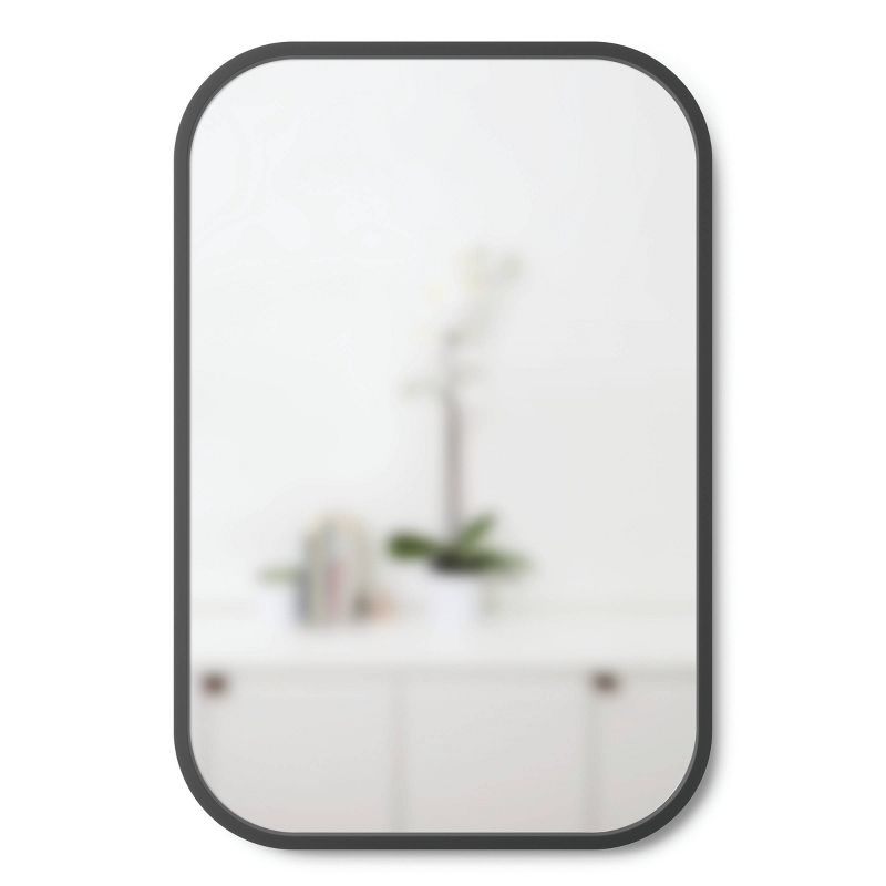 24"x 36" Hub Rectangular Wall Mirror Black - Umbra