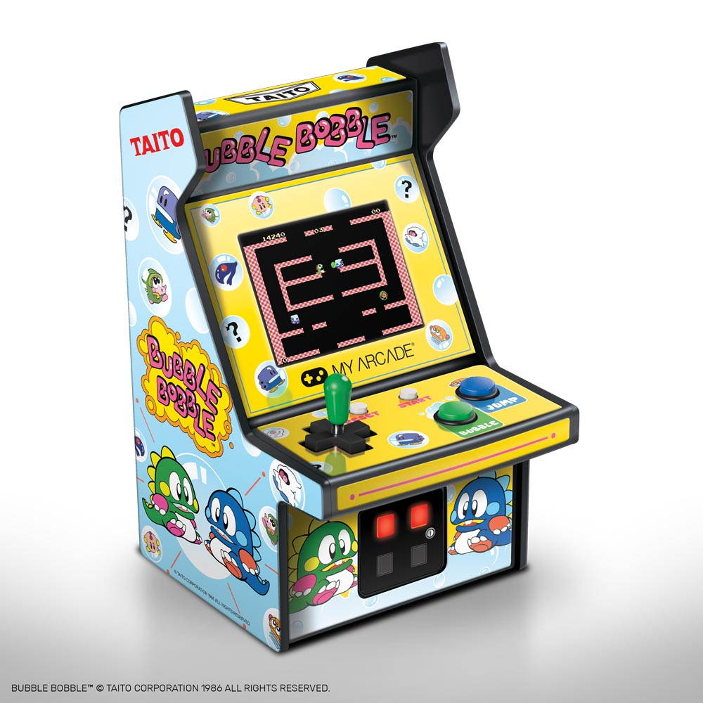 My Arcade Bubble Bobble Micro Player 6" Collectable Portable Handheld Video Game