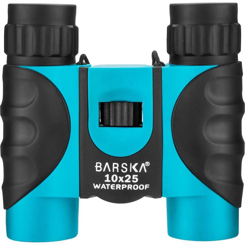 Barska 10x25mm WP Binoculars with Lens Cap - Blue