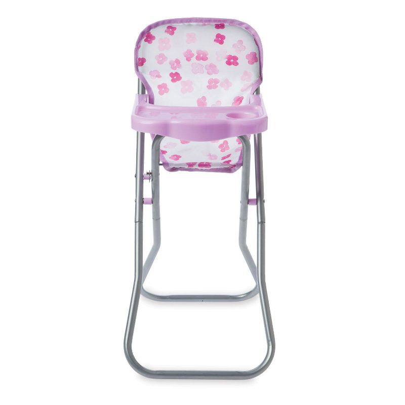 Manhattan Toy Baby Stella Blissful Blooms High Chair First Baby Doll Play Set for 15" Dolls