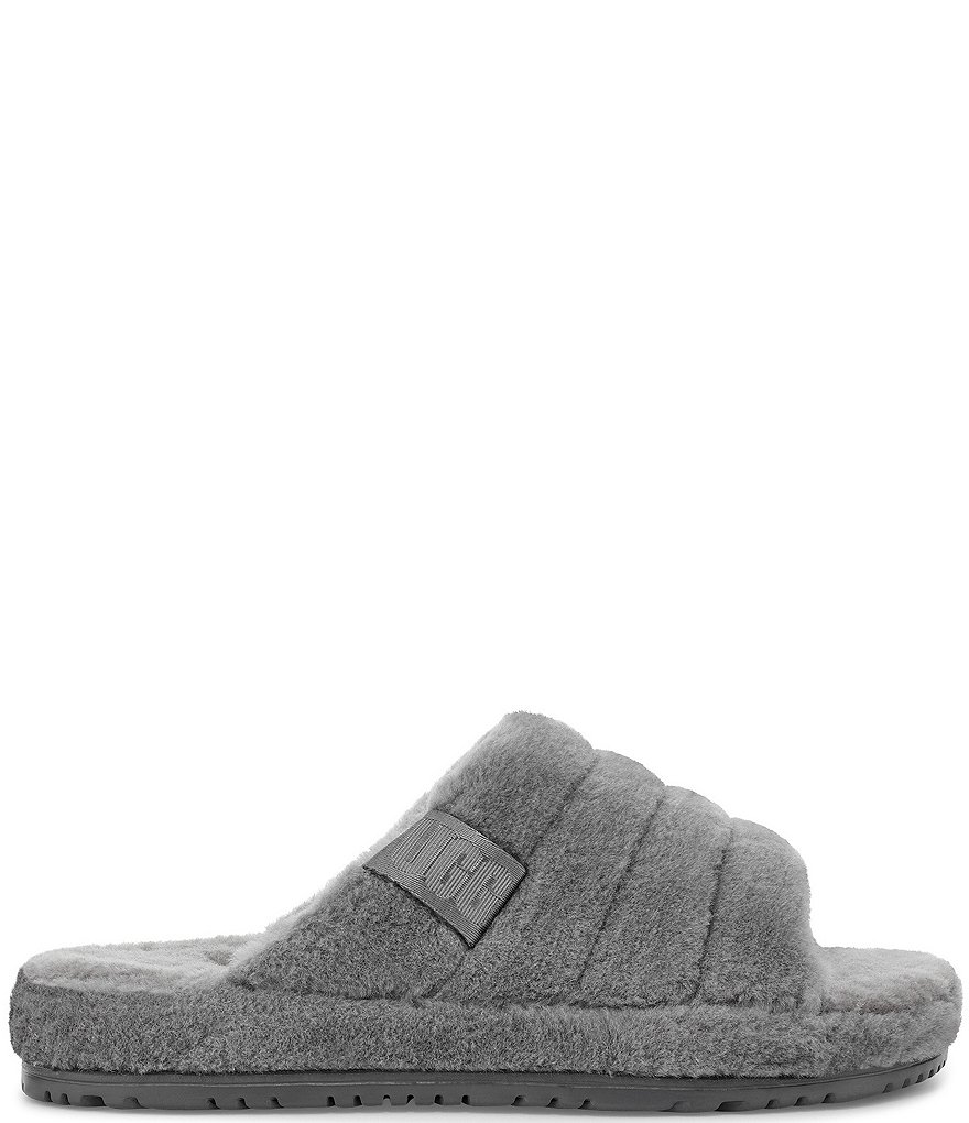 UGG&reg; Men's Scuff Logo Suede Slippers