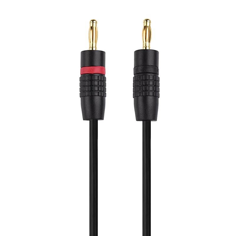 Heavy Duty 12 AWG OxygenFree Bare Copper Banana Plug Speaker 15 Feet