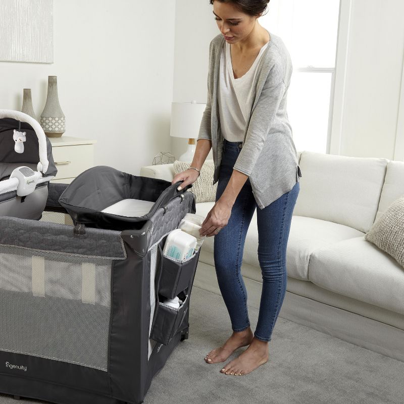 Baby Trend Lil Snooze Deluxe II Nursery Center - Twinkle Twinkle Little Moon