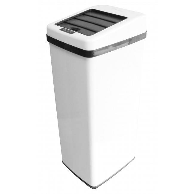 iTouchless IT14SW 52 Liter Touchless Trashcan Square White