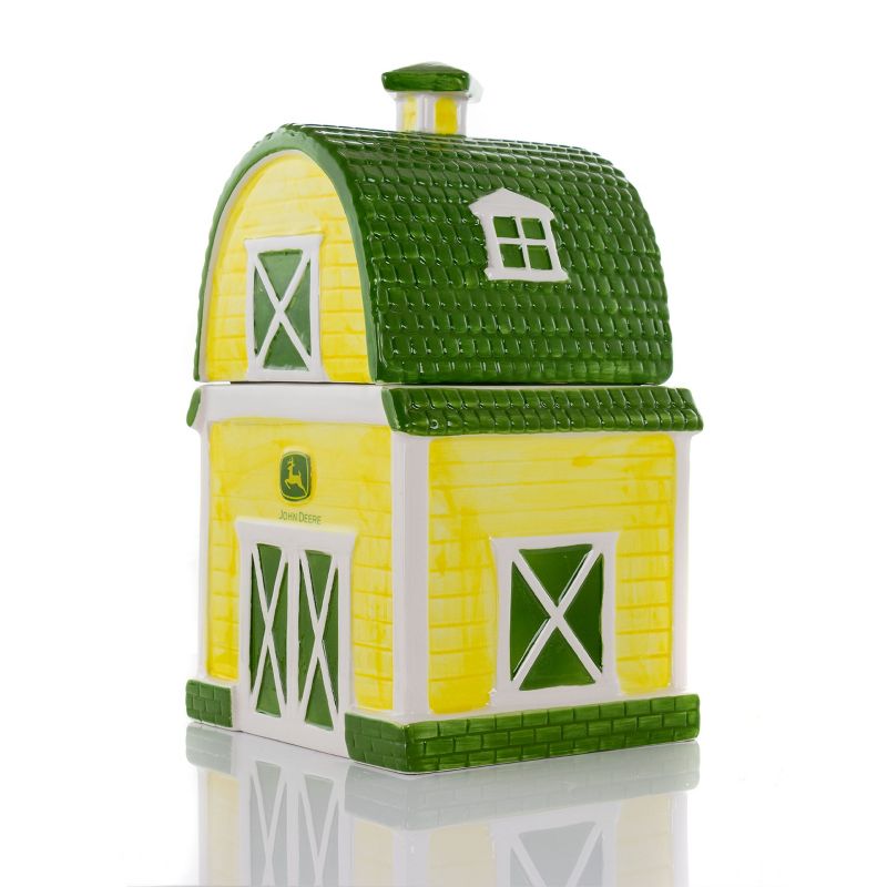 John Deere 12 Inch Durastone Farm House Cookie Jar