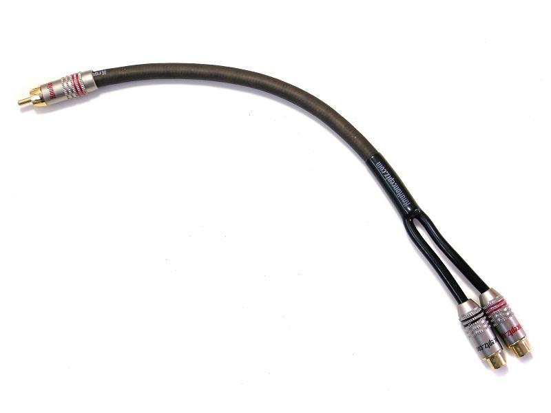 KnuKonceptz Krystal Kable Twisted Pair Y Adapter 1M2F