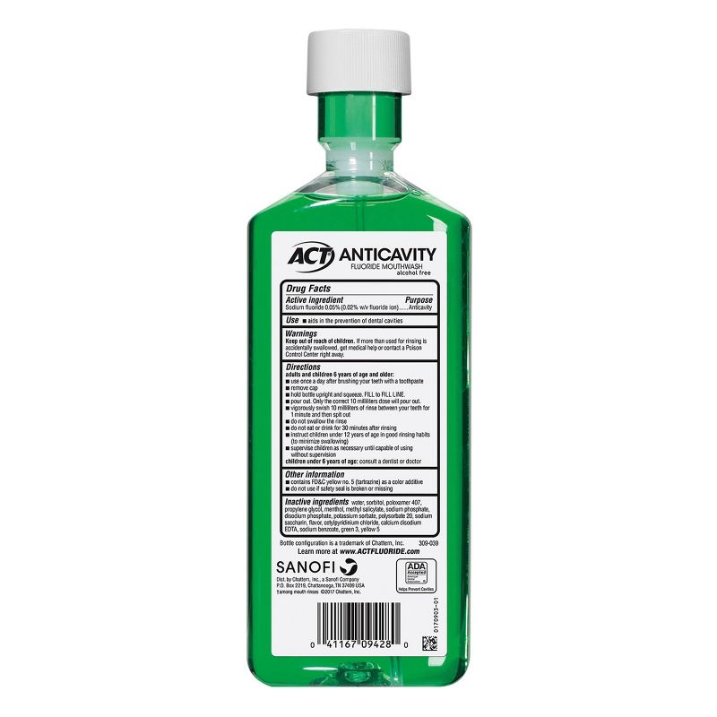 Act Mint Fluoride Rinse - 18 fl oz