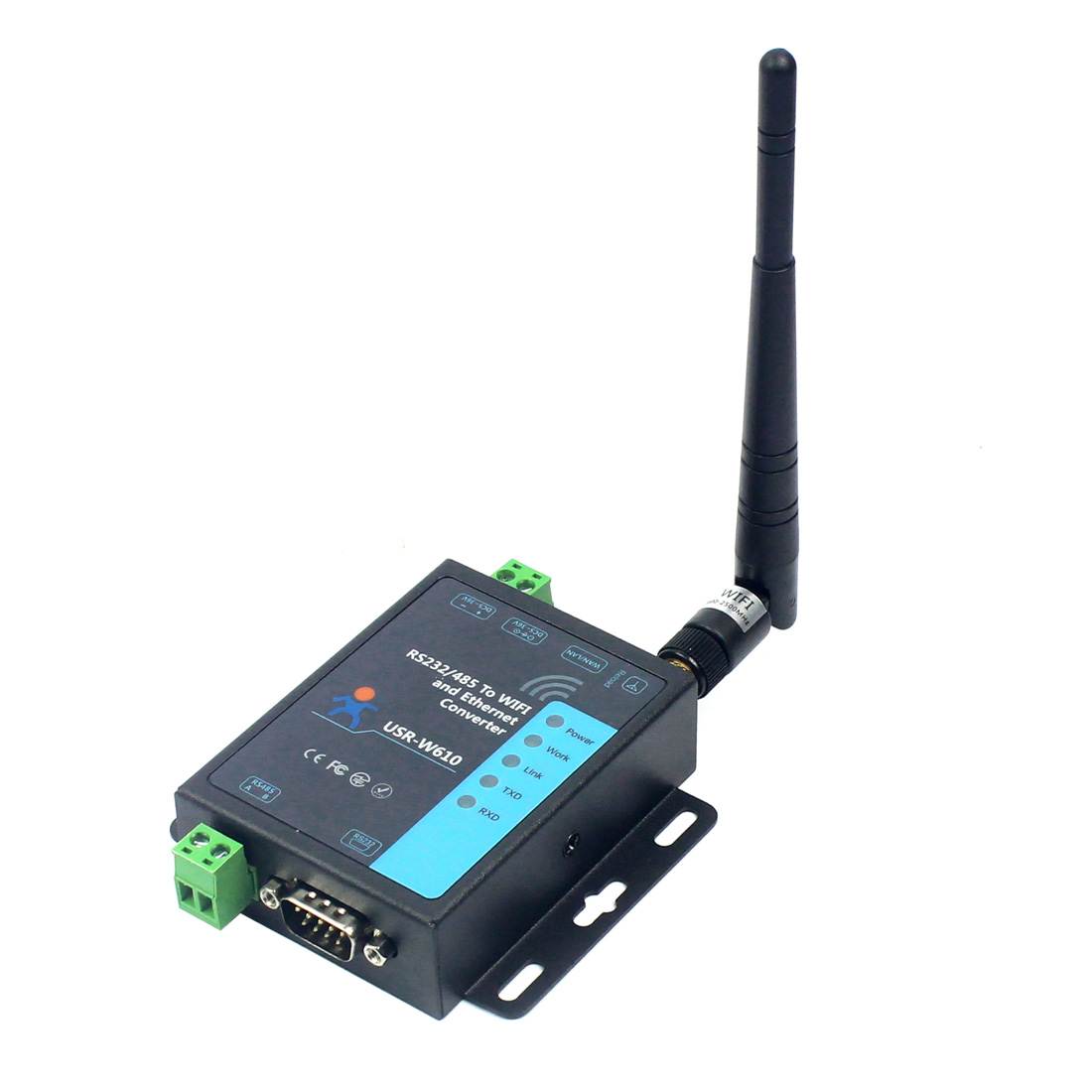 USR-WIFI232-602 V2 RS232 WIFI converters RS232 to Wireless 802.11 b/g/n Converters with Router Function