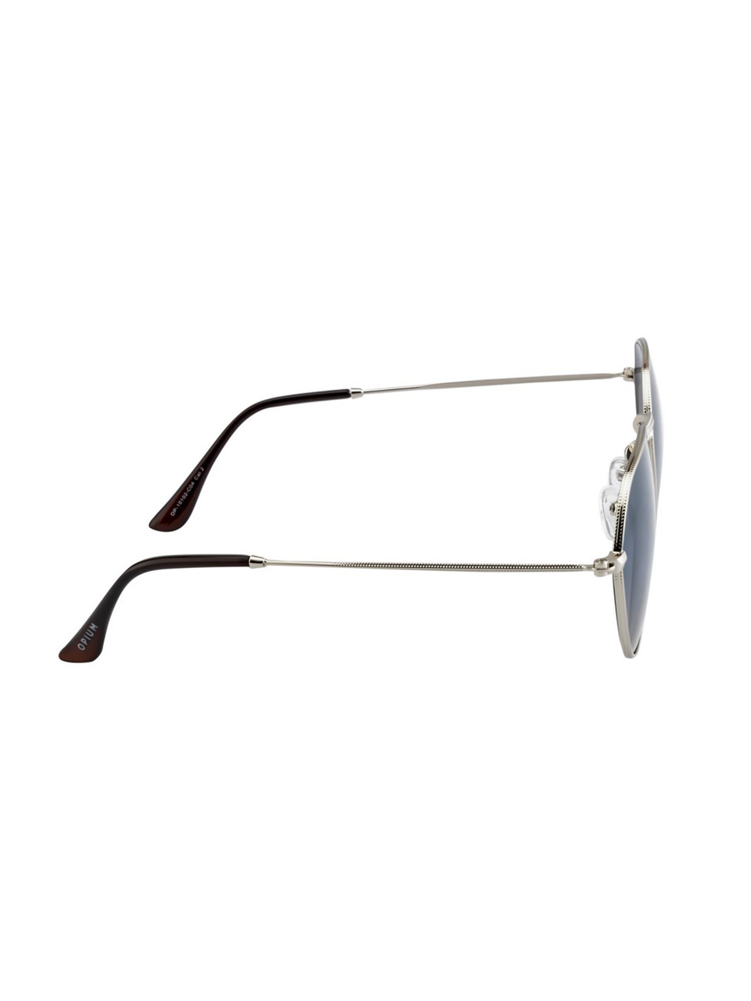 Opium Grey UV Protection Rectangular Sunglasses for Women