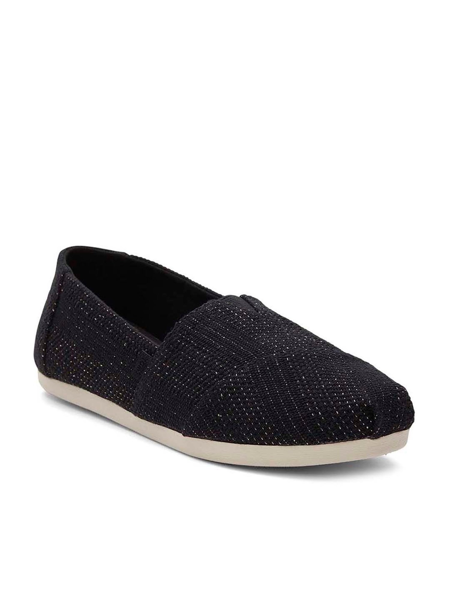 TOMS Women's Black Espadrille Shoes