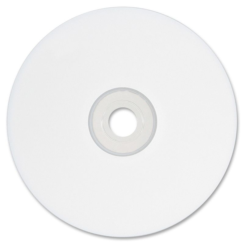 Verbatim CD-R 700MB 52X DataLifePlus White Inkjet Printable, Hub Printable - 50pk Spindle - Printable - Inkjet Printable