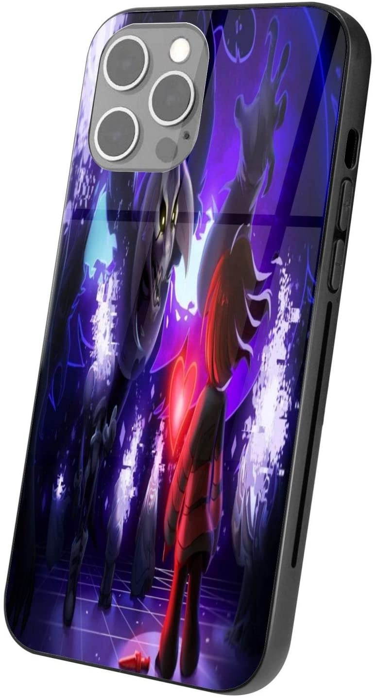 Undertale Sans Compatible with iPhone 12 Series Case Protective Shockproof Slim Soft TPU + Glass IP12-6.1