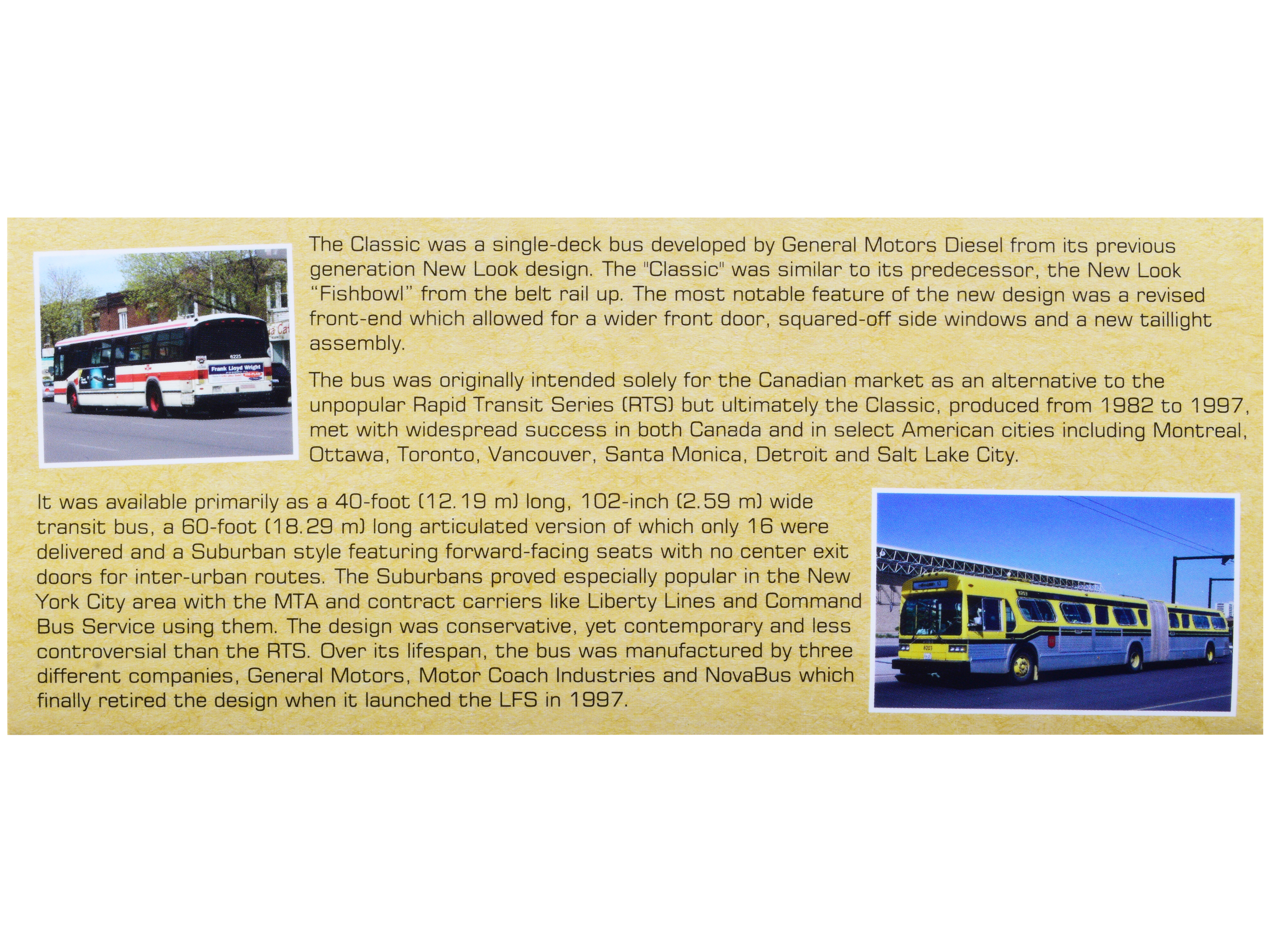 MCI Classic City Bus Plain White "Vintage Bus & Motorcoach Collection" 1/87 Diecast Model by Iconic Replicas