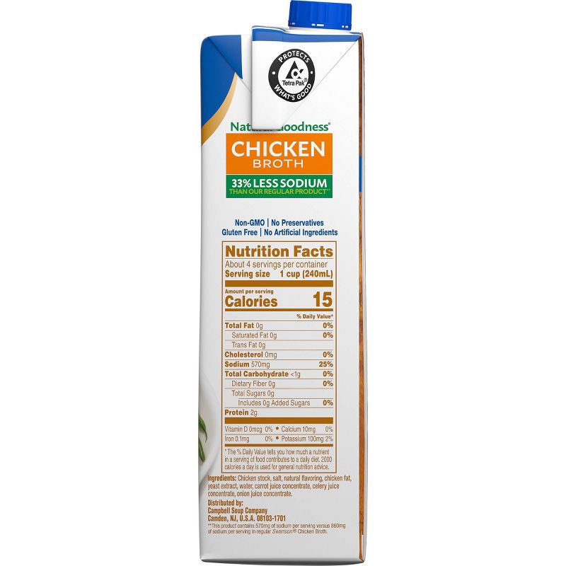 Swanson Natural Goodness Chicken Broth Carton - 32oz