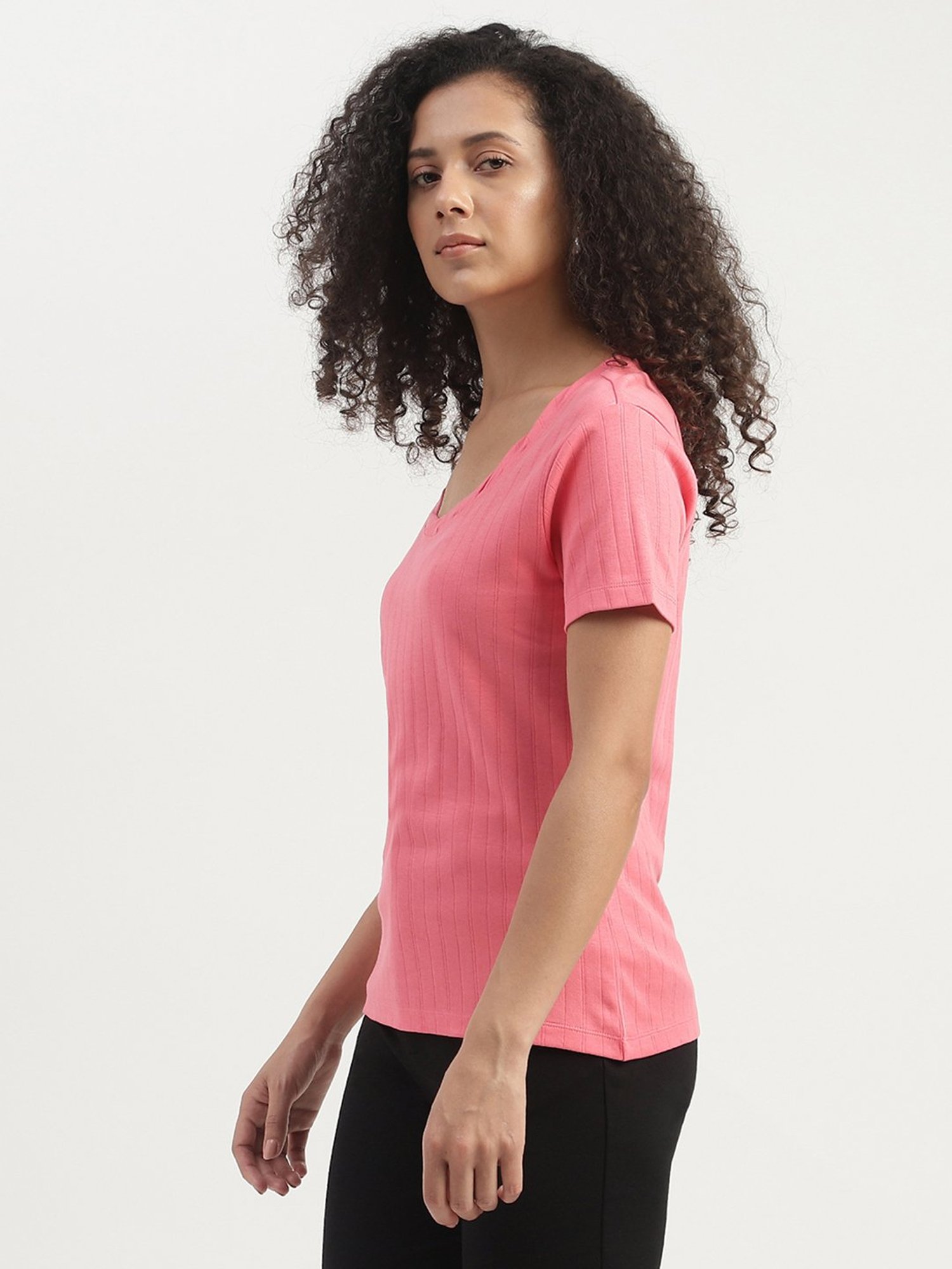 Fame Forever by Lifestyle White Cotton Printed T-Shirt