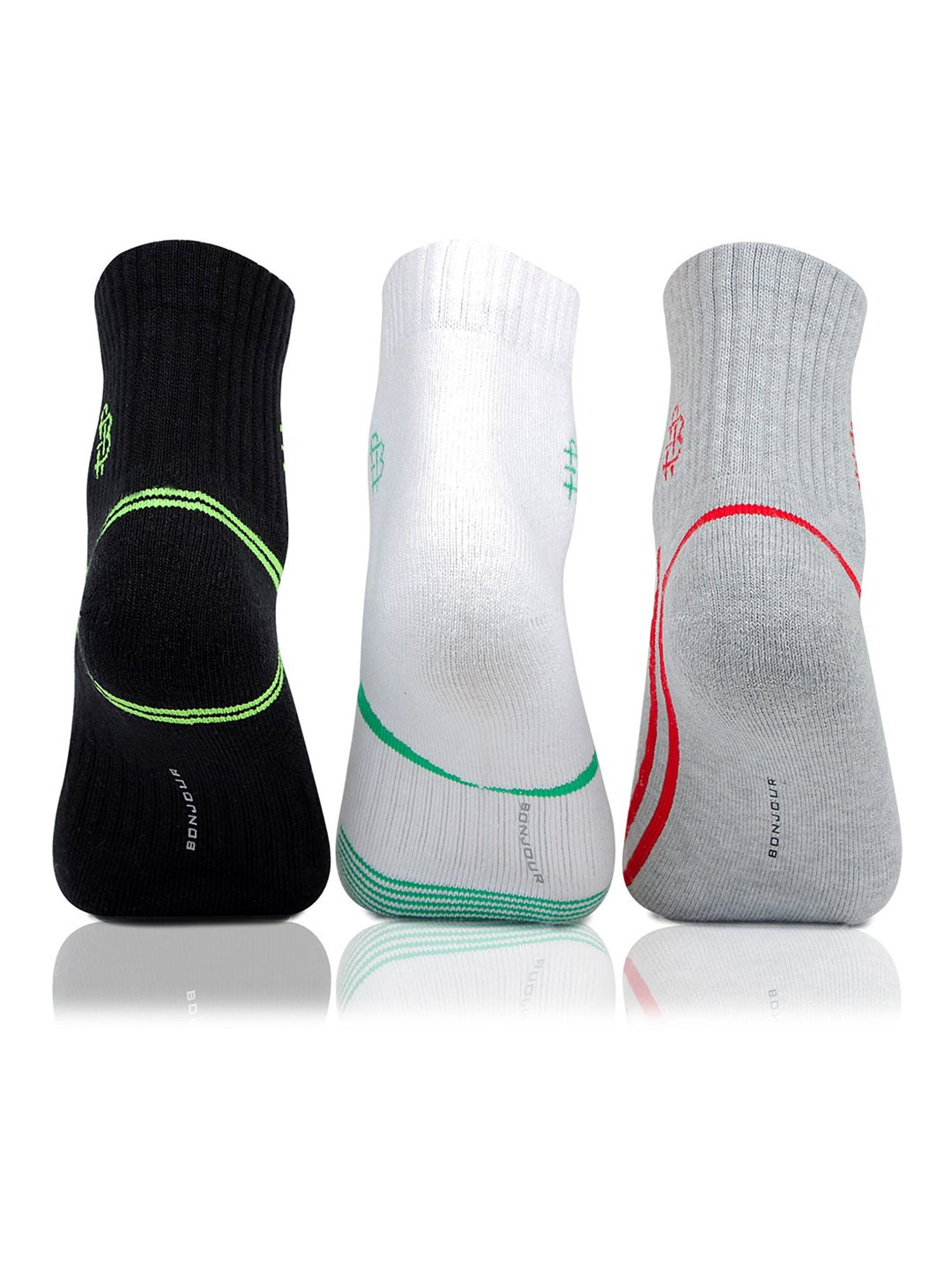 Bonjour Assorted Socks - Pack of 3