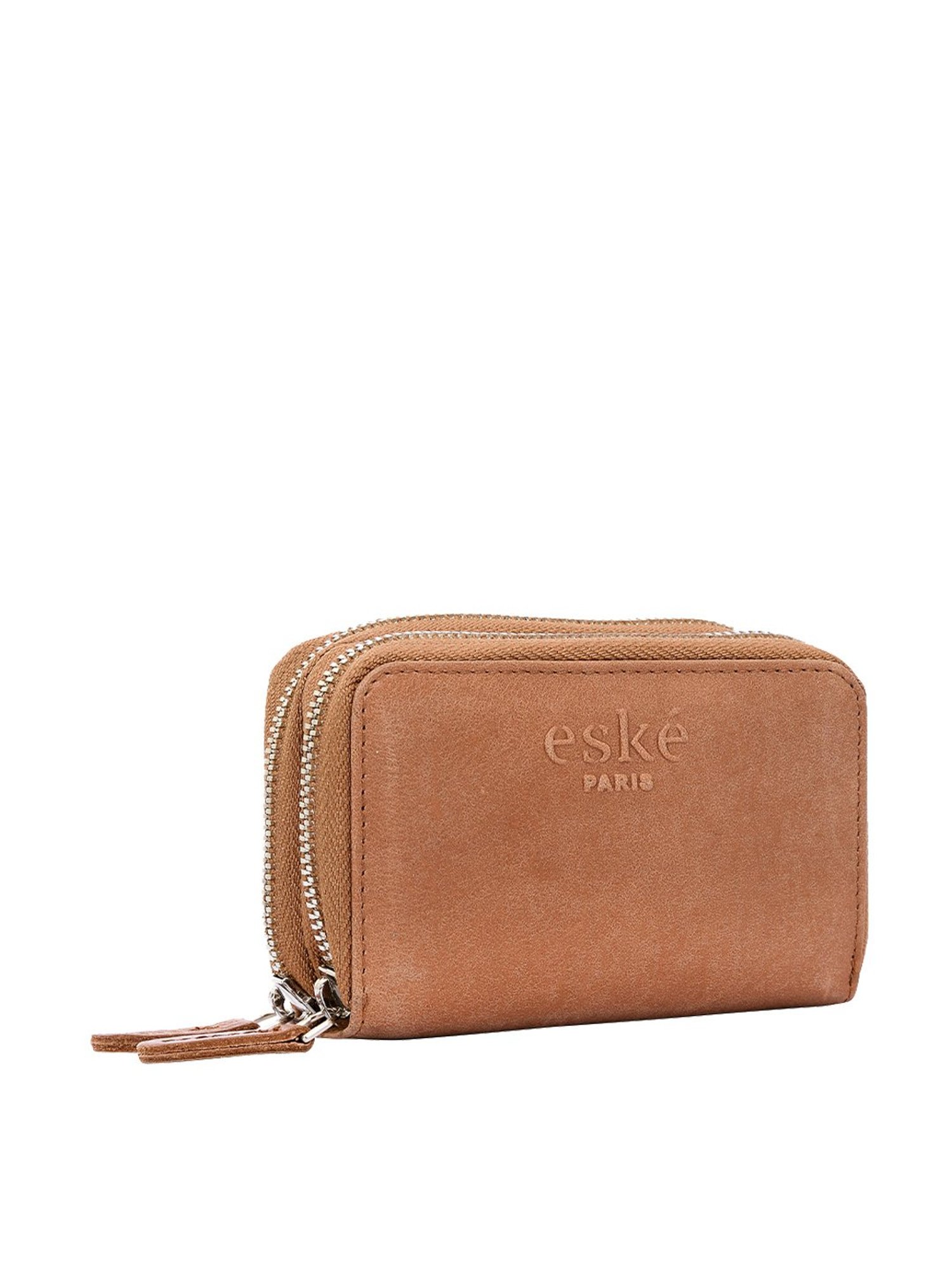 Eske Brown Leather Wallet for Women