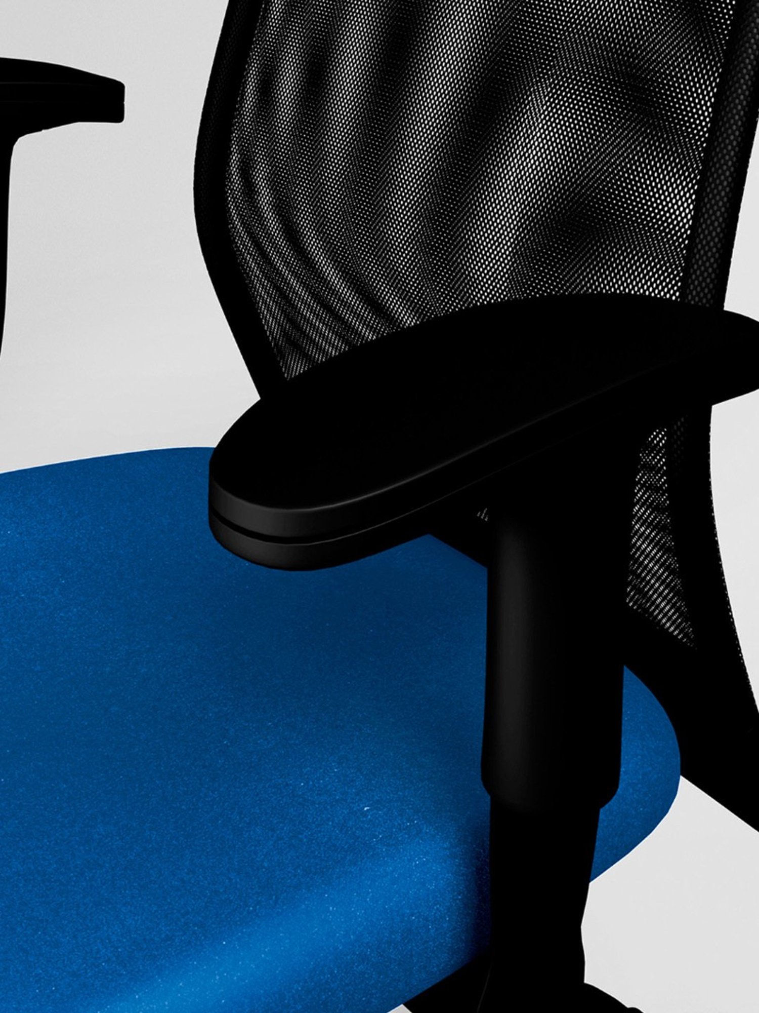 Godrej Interio Poise Black & Blue Mild Steel Study Chair