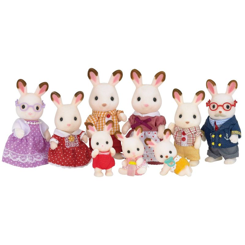 Calico Critters Hopscotch Rabbit Family