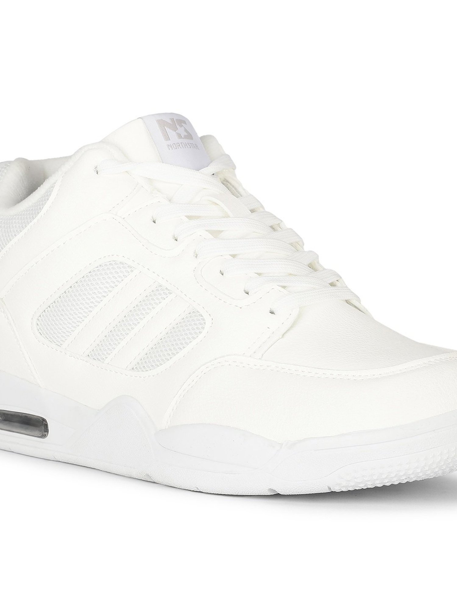 North Star by Bata Men's EDDY White Casual Sneakers