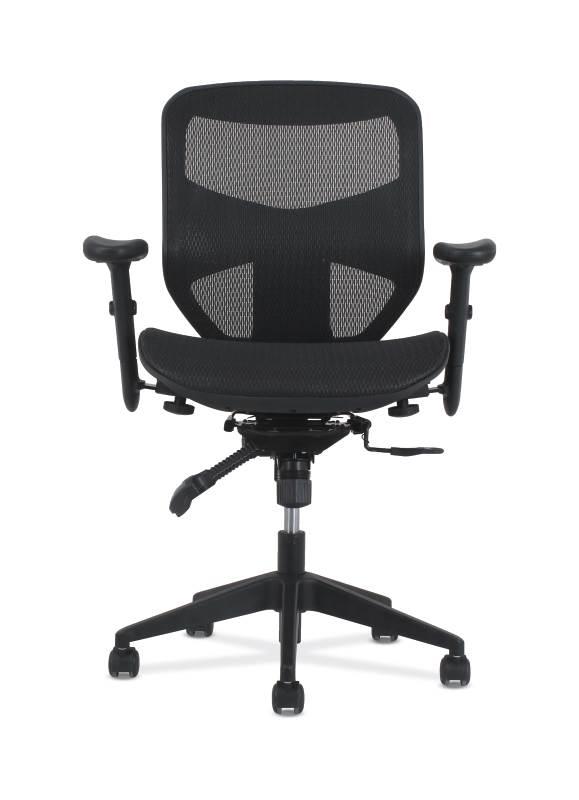 HON Prominent High-Back Task Chair Asynchronous Tilt Control Black Mesh