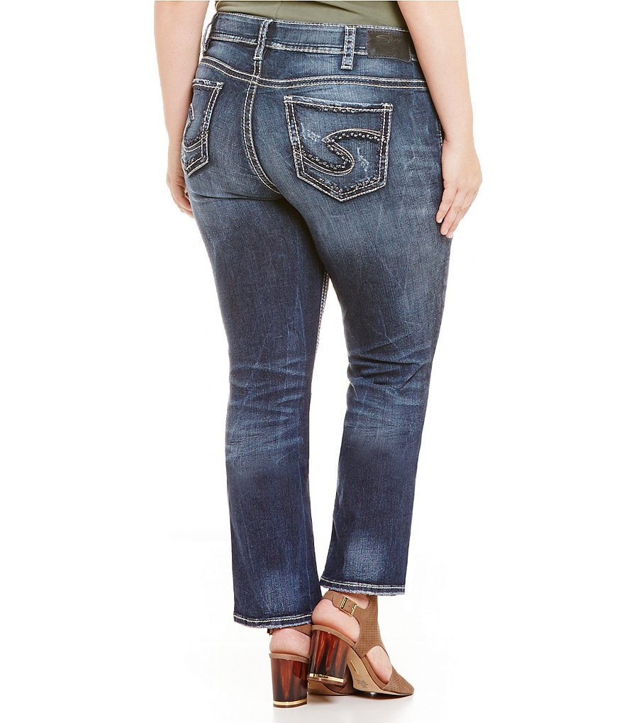 Silver Jeans Co. Plus Suki Mid Straight Leg Jeans