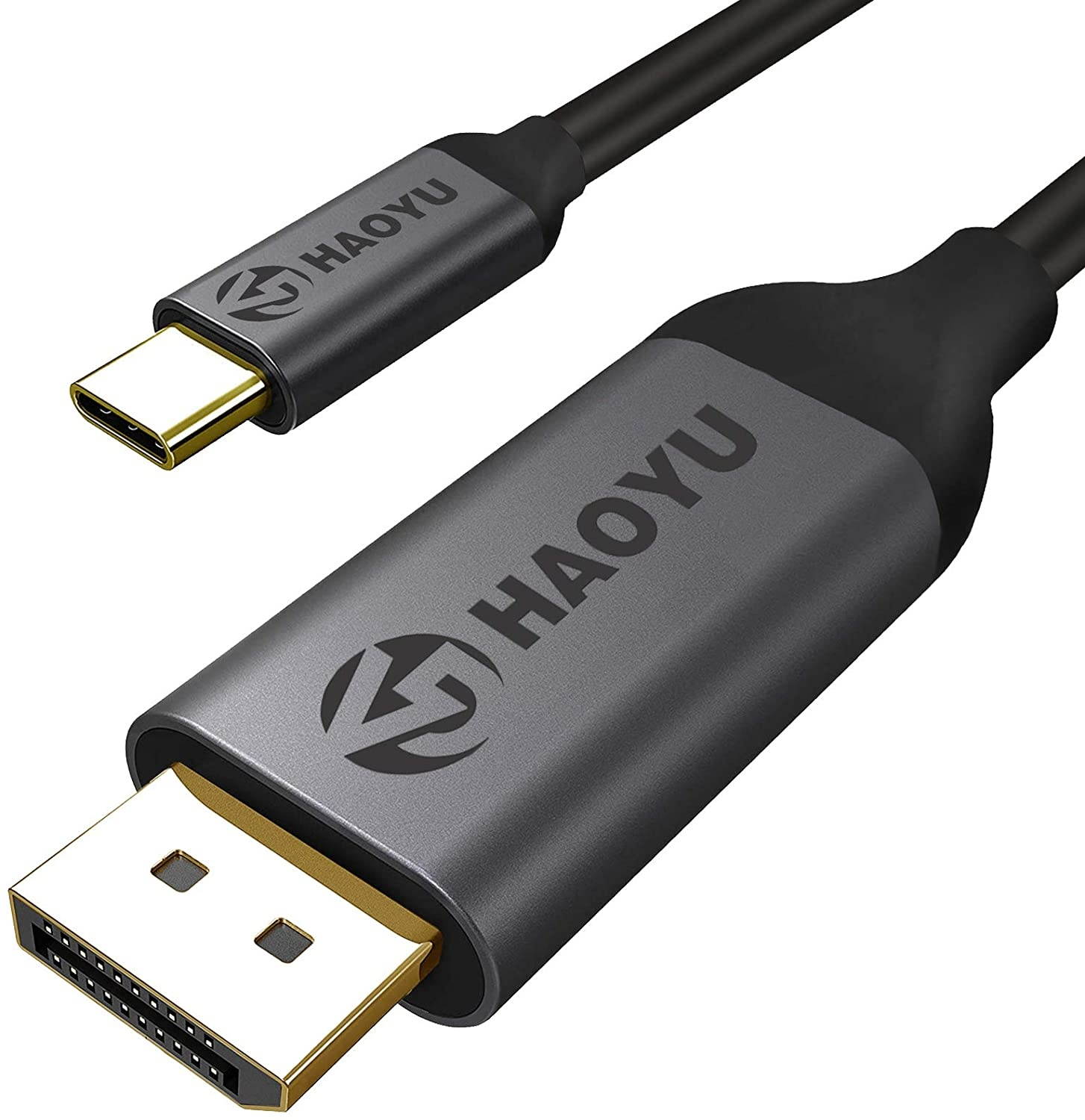 Mini DisplayPort to DisplayPort Cable  4K60Hz Thunderbolt to DisplayPort Cable GoldPlated 10Ft Ultra High Speed Mini DP to DP Cable Compatible MacBook AirPro Surface ProDock Grey