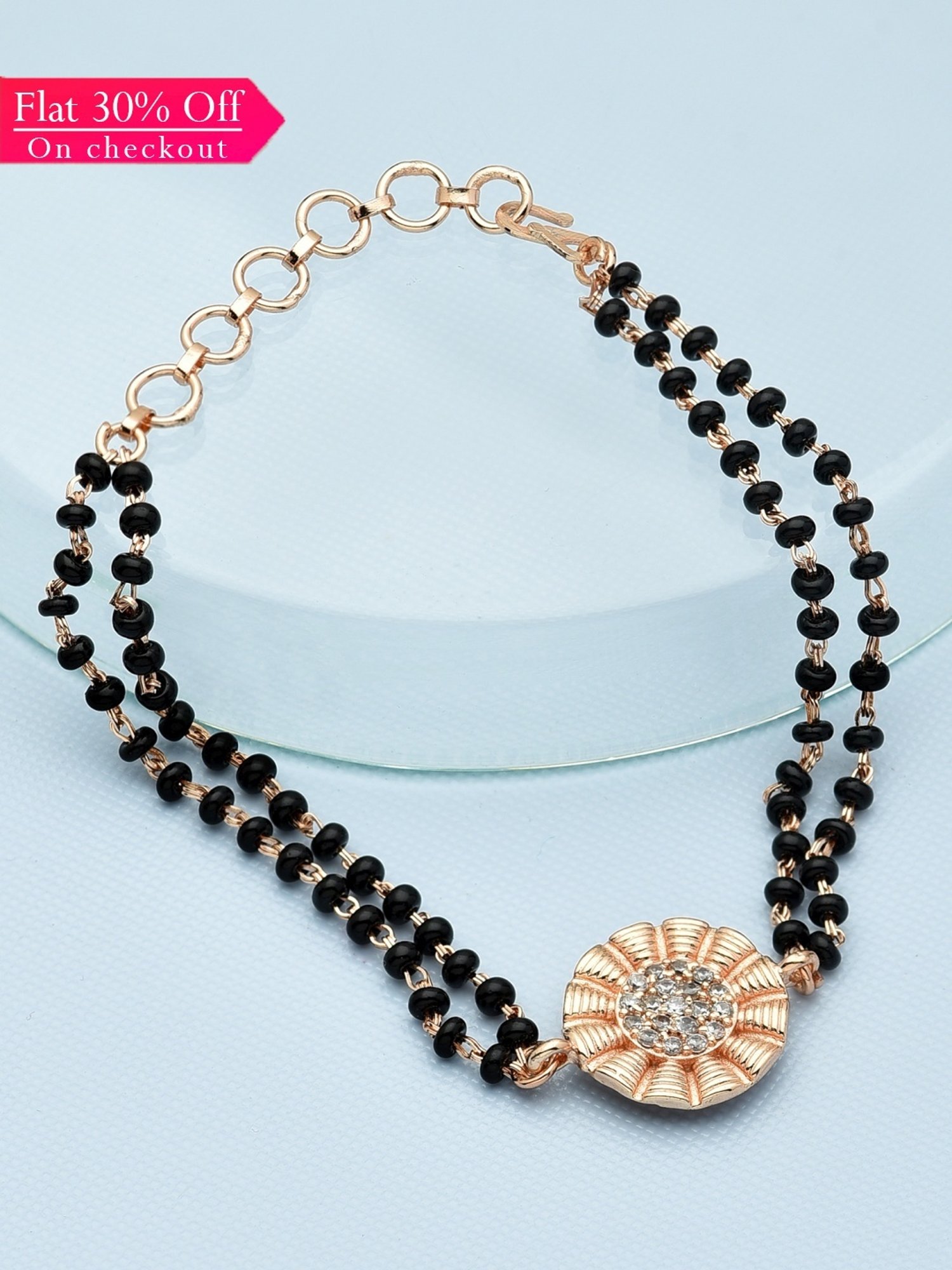 Ted Baker Crystal Sweetheart Adjustable Bracelet for Women