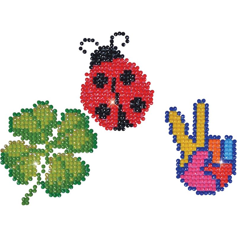 Diamond Dotz Diamond Embroidery Facet Art Sticker Kit-Assorted Luck 3/Pkg