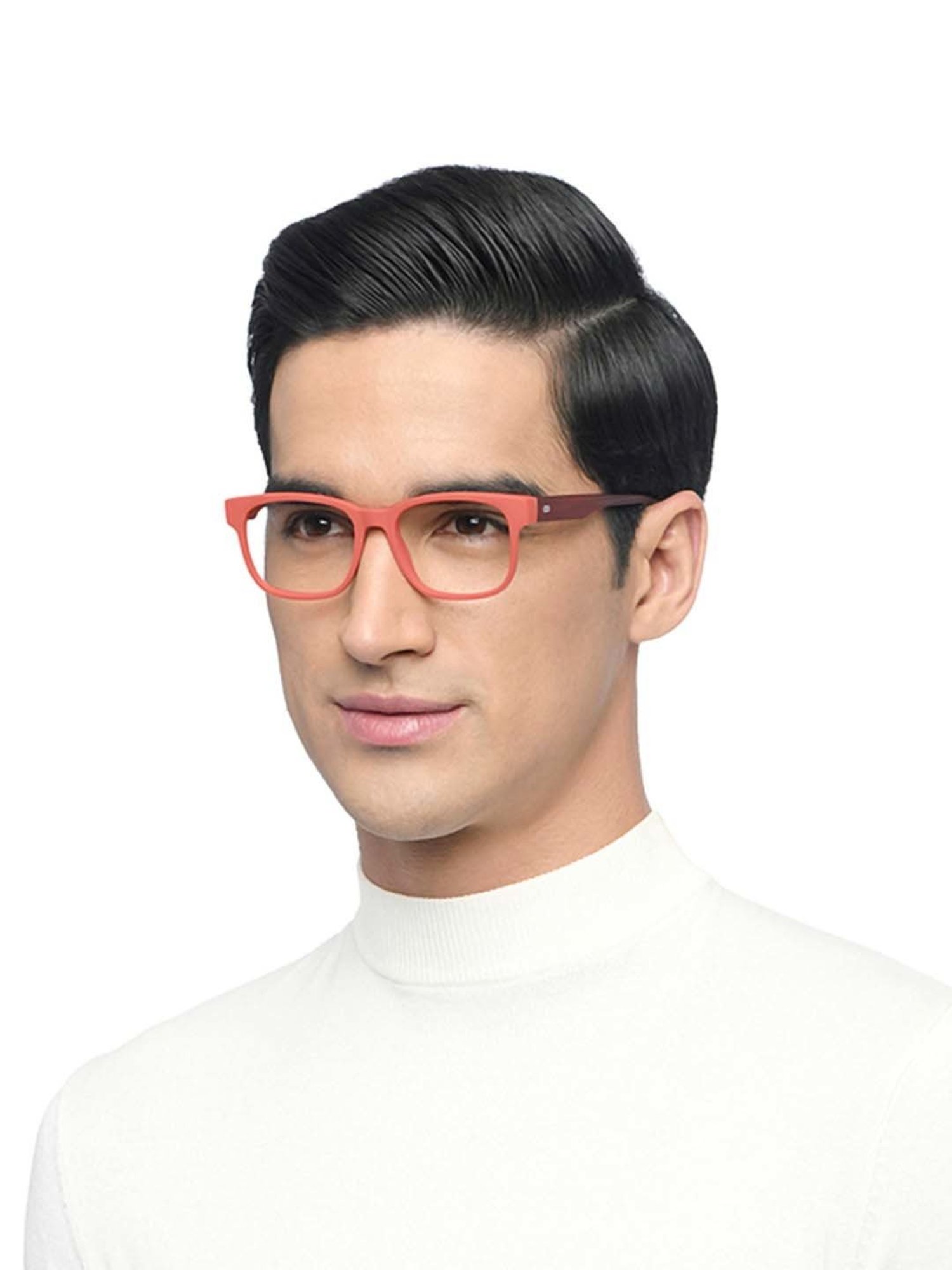 Lenskart Blu Pink Square Blue Light Protection Unisex Reading Glasses