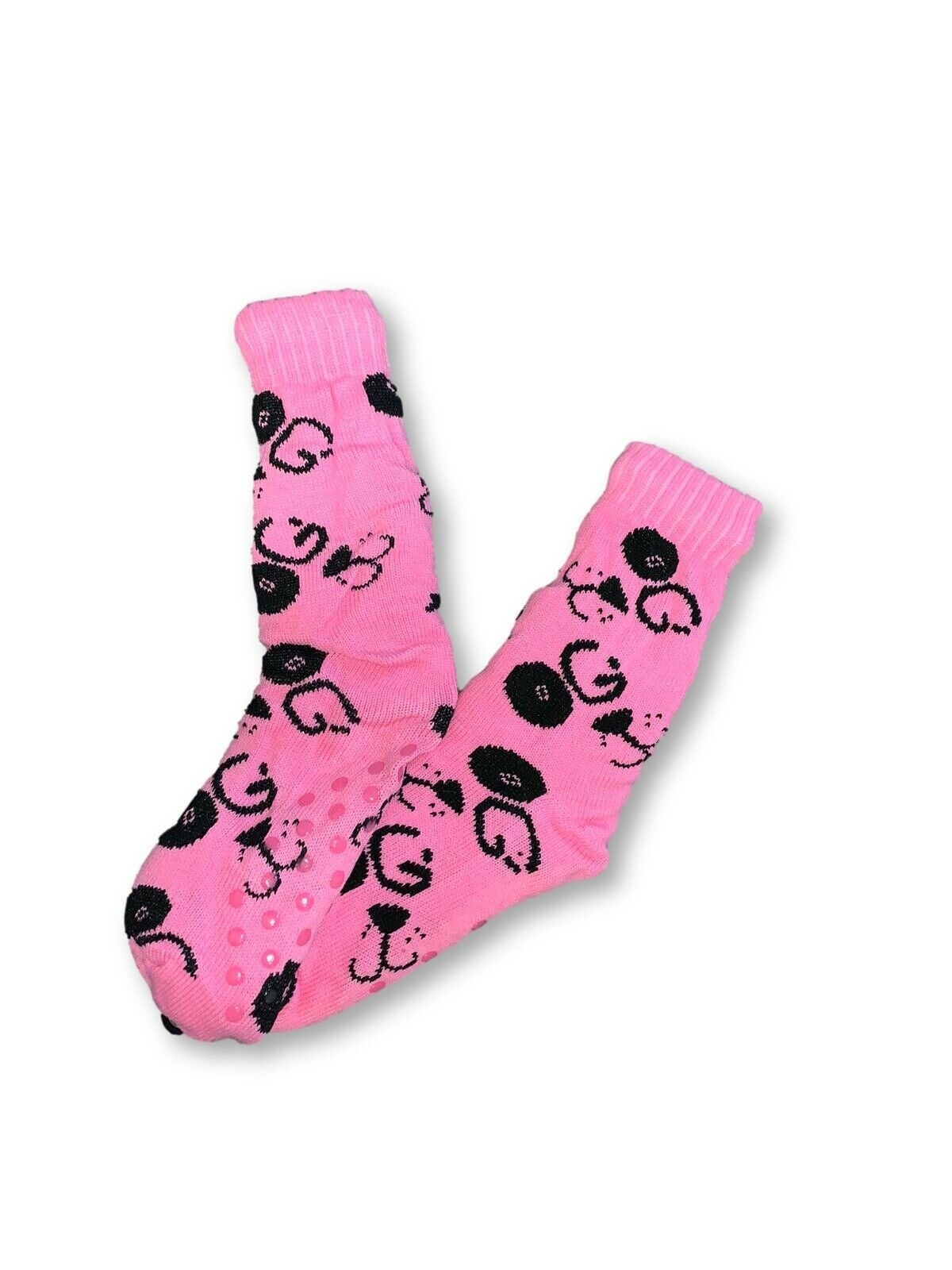 Winter Women Thick Cozy Sherpa Fleece Lined Thermal Fuzzy Non-Skid Slipper Socks