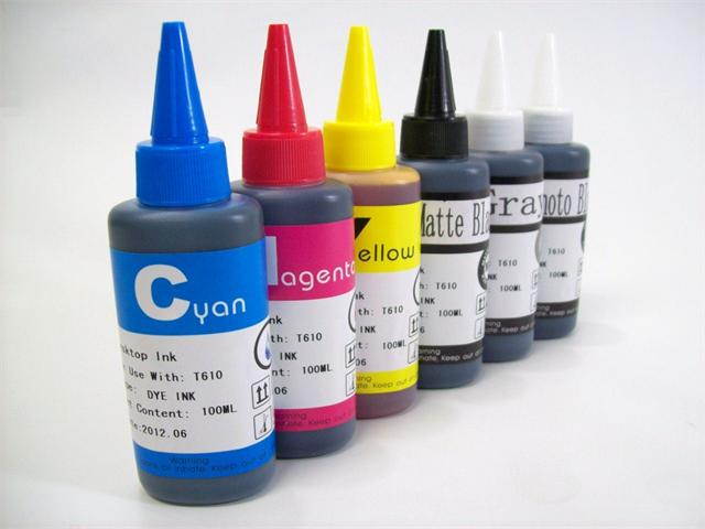 [INK Refill Bottle SET &ndash; 600ml] for HP 72 HP72 Designjet T610 T620 T790 T770 T1100 T1100ps T1100 T1120 T1120 SD T1120ps T1200 T1300 T2300