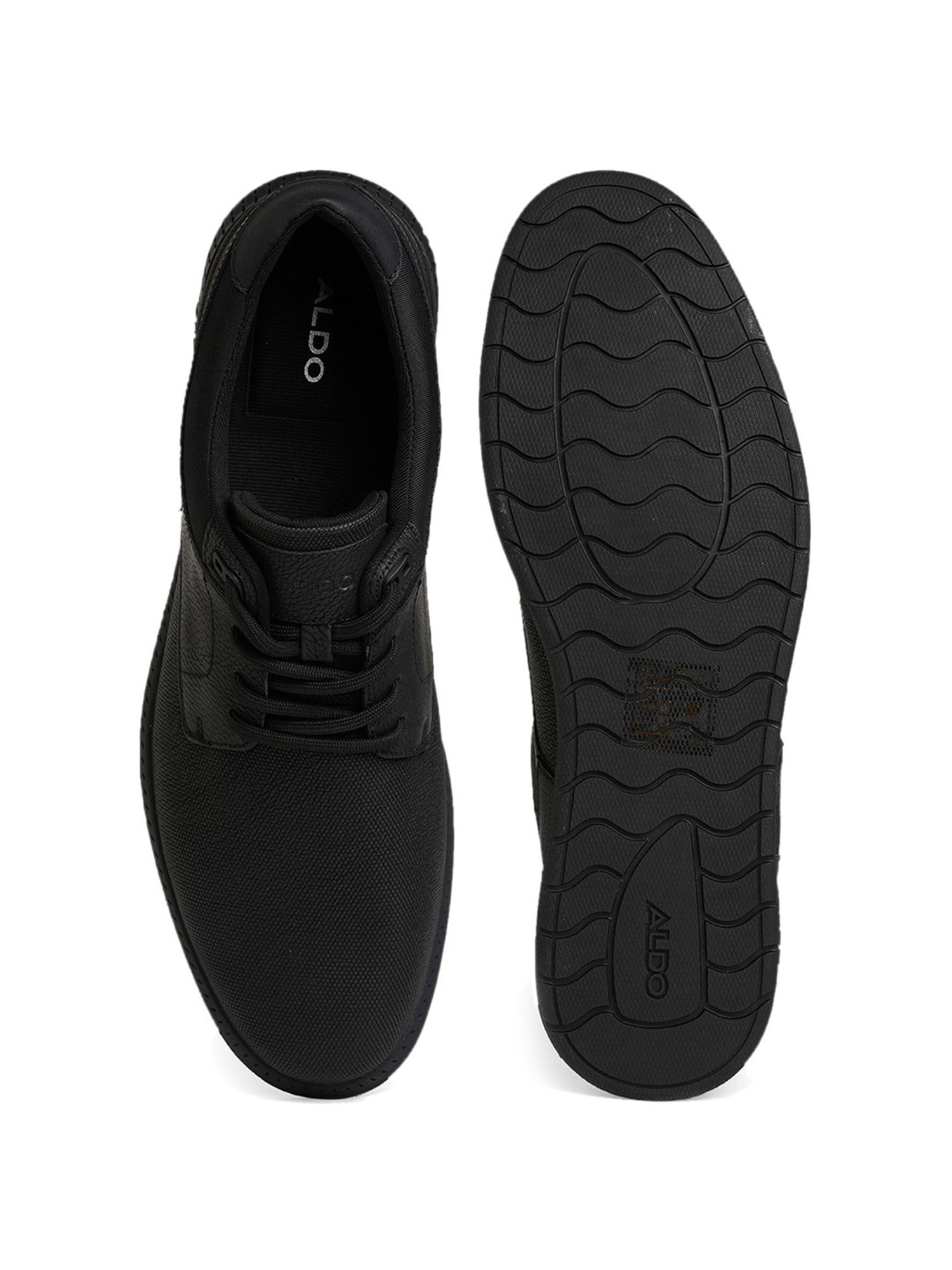 Aldo Men's Black Derby Shoes