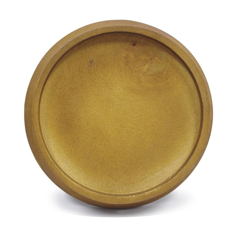 Epicureanist Set of 4 Wooden Wine Glass Appetizer Lids