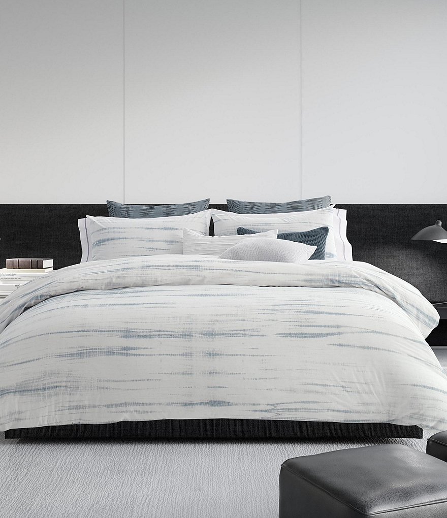 Vera Wang Marble Shibori Duvet Cover