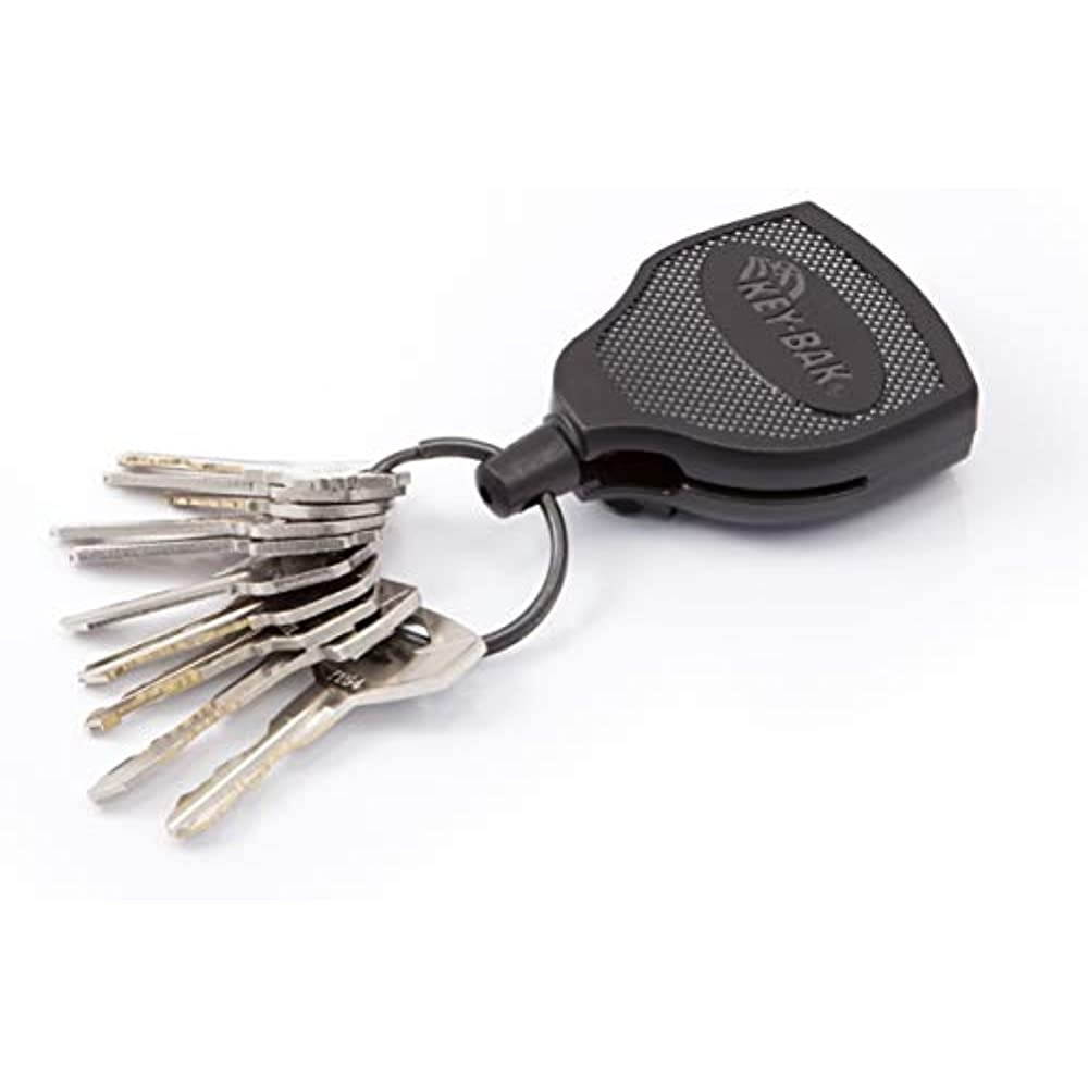 Key-bak Key Reel, synthetic fiber Black Matte Black   0S48-813