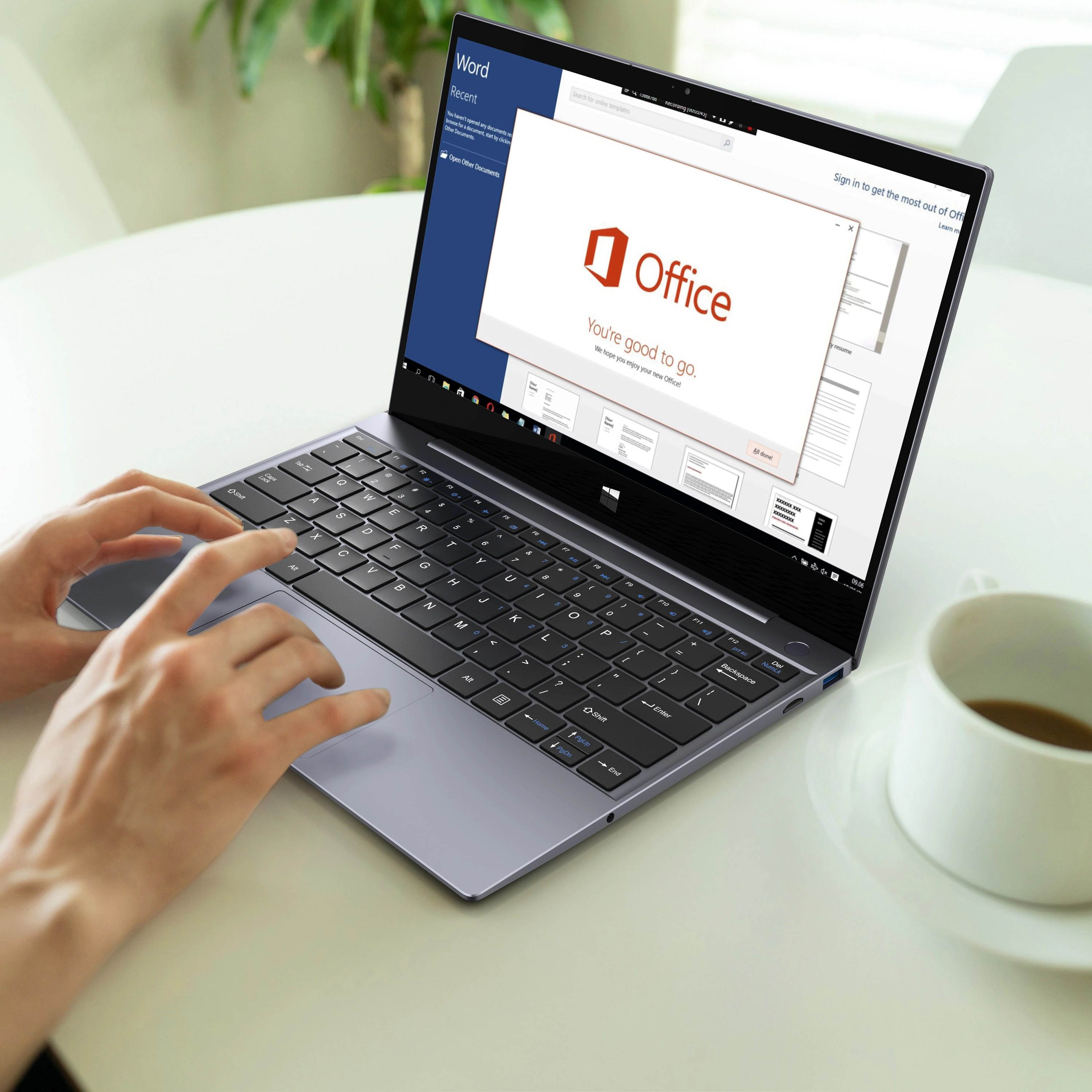 Tour Pro Laptop Touchscreen Notebook 8GB DDR3 Tablet 2K IPS Screen Laptop PC Backlit Keyboard Notebook Fingerprint