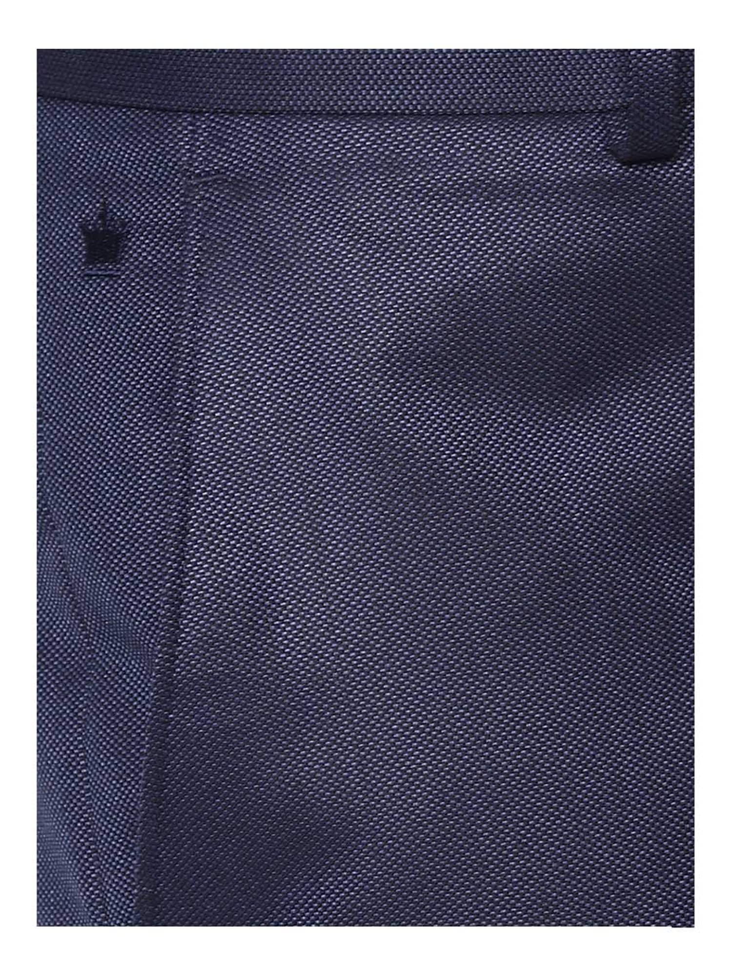 Louis Philippe Navy Solid Three Piece Suit