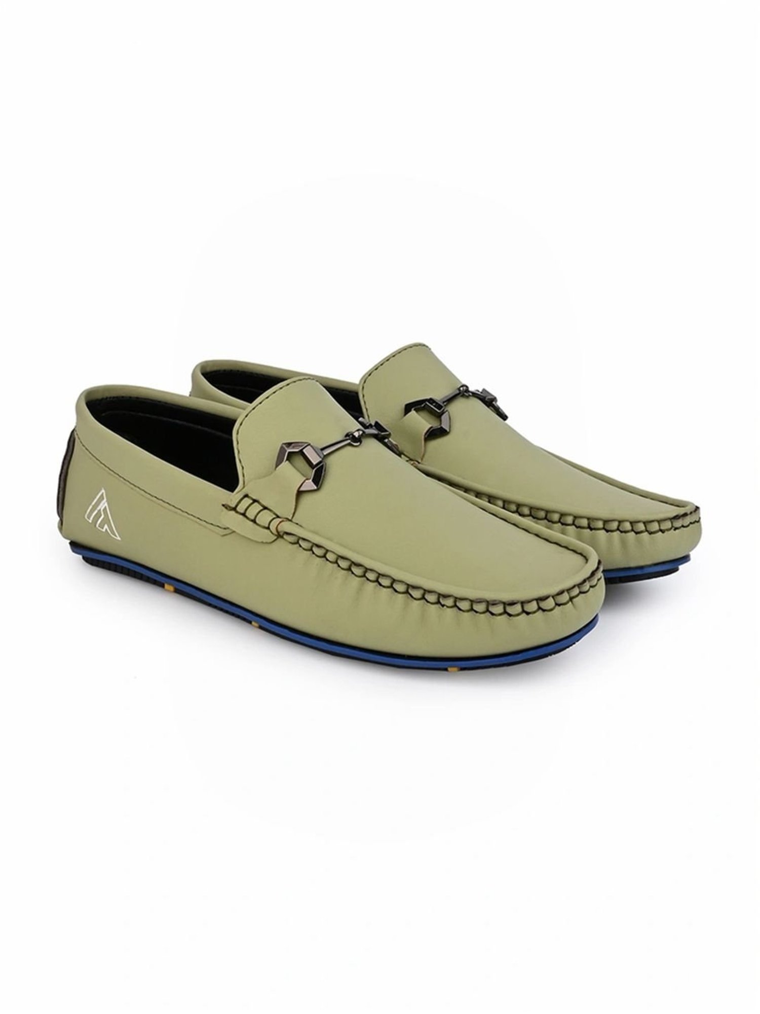 Alberto Torresi   Men's Green Casual Loafers