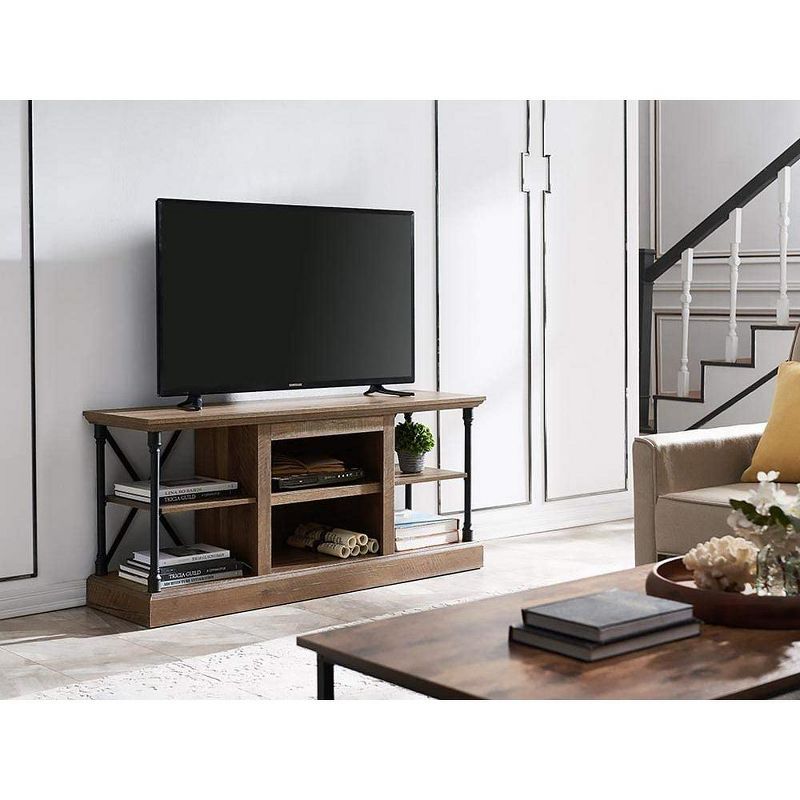 HearthPro Sheffield Media Console in Driftwood  - SP6592-OM