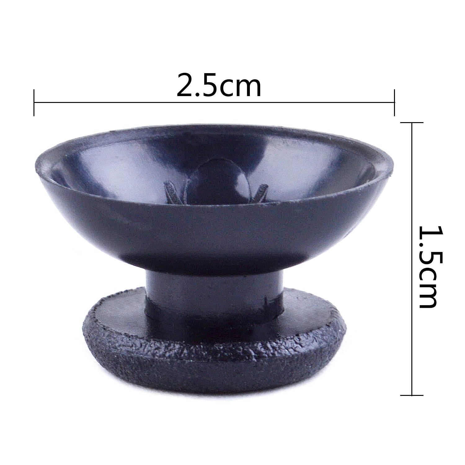 BronaGrand 5 Pairs Black Replacement Analog Stick Thumbsticks Thumb Stick Joystick for Playstation 4 PS4 Controller