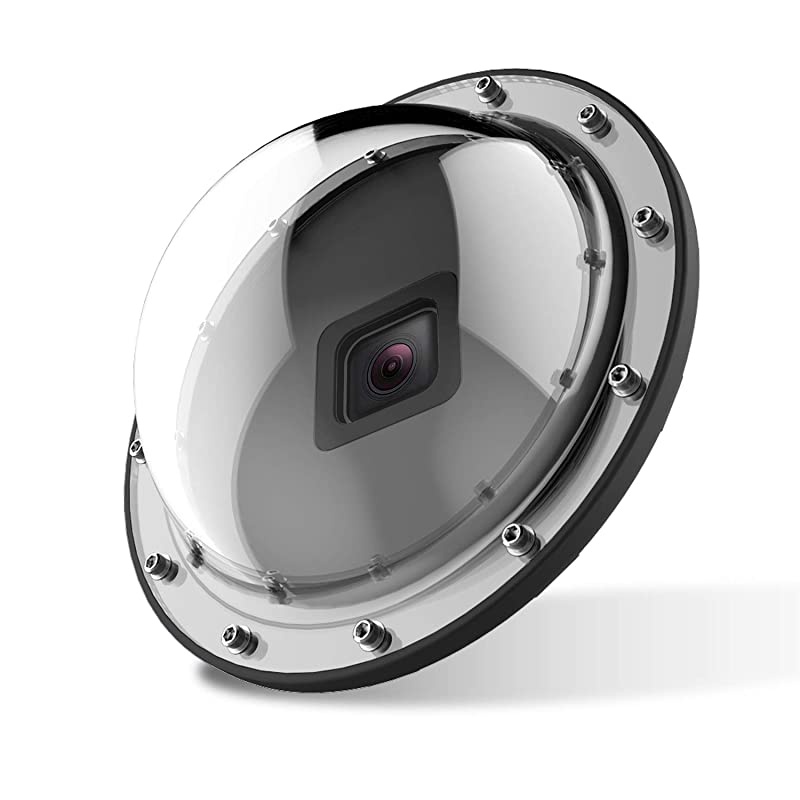 Dome, Dome Port, Underwater Dome Compatible for GoPro Hero 7 Black Hero 6 Hero 5 Hero 2018, Waterproof 98ft (30 Meters)
