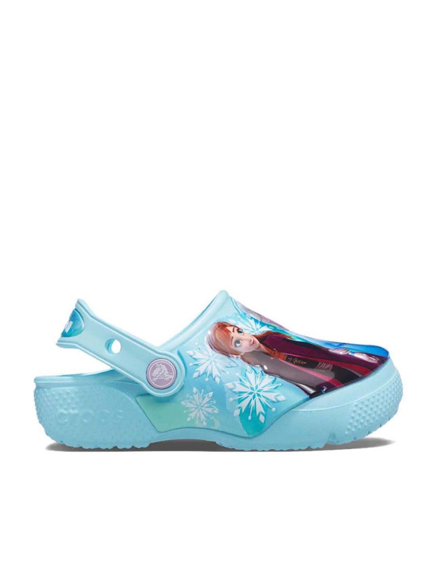Crocs Kid's Crocs Kid's Fun Lab Ice Blue Back Strap Clogs