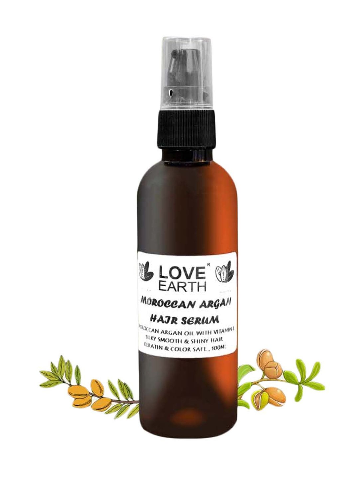 Love Earth Moroccan Argan Hair Serum - 100 ml