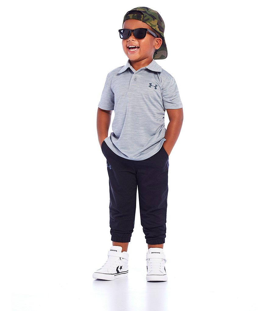 First Wave Little Boys 2T-7 Marled French Terry Jogger Pants